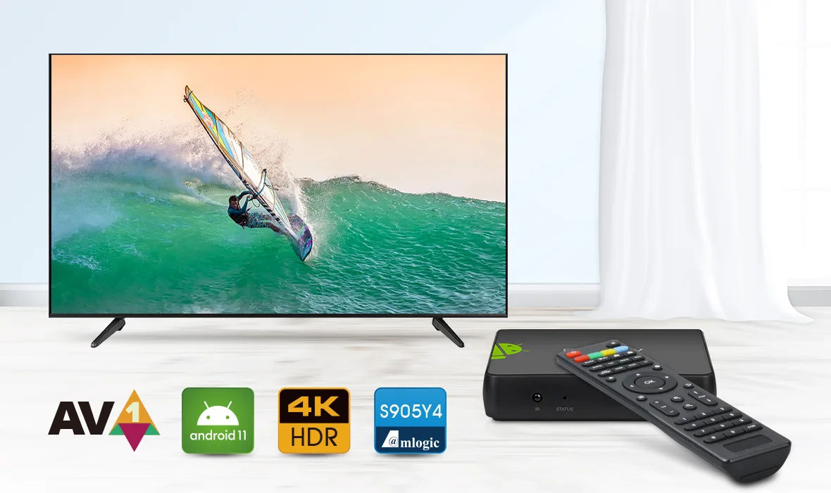 ATV315Y4 ATV315Y4 Enjoy TV Nano Android 11 4K AV1 OTT Box