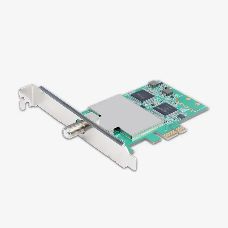 Quad ATSC Digital / Satellite Receiver PCIe TV Tuner Card for Windows & Linux PC - Image 3