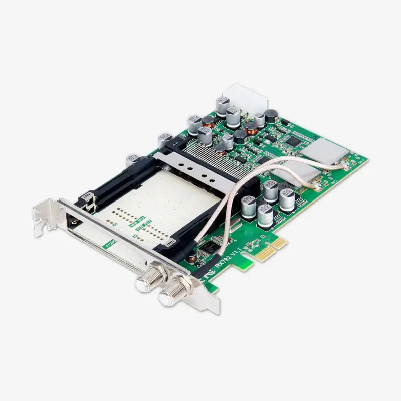 Quad ATSC Digital / Satellite Receiver PCIe TV Tuner Card for Windows & Linux PC - Image 4