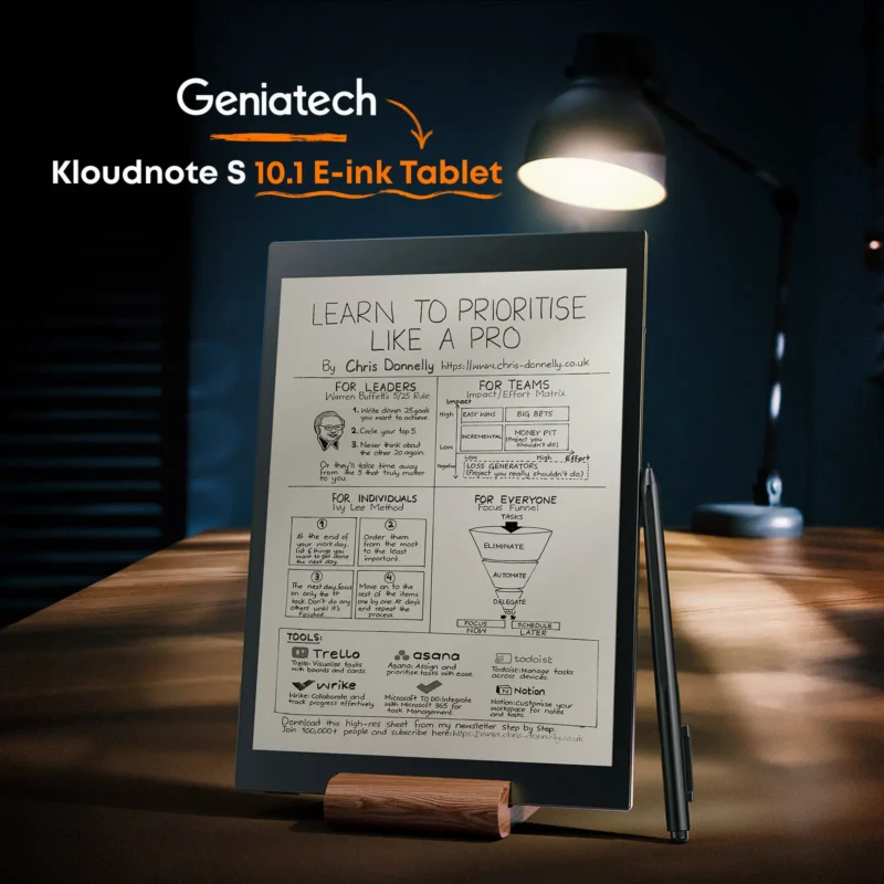 Android E-Ink ePaper Notebook with Digital Pen  (KloudNote  S 10.1") - Image 9